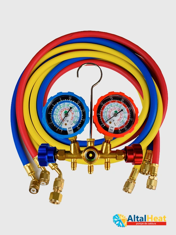Set manometru cu 3 căi ZR-M30336A