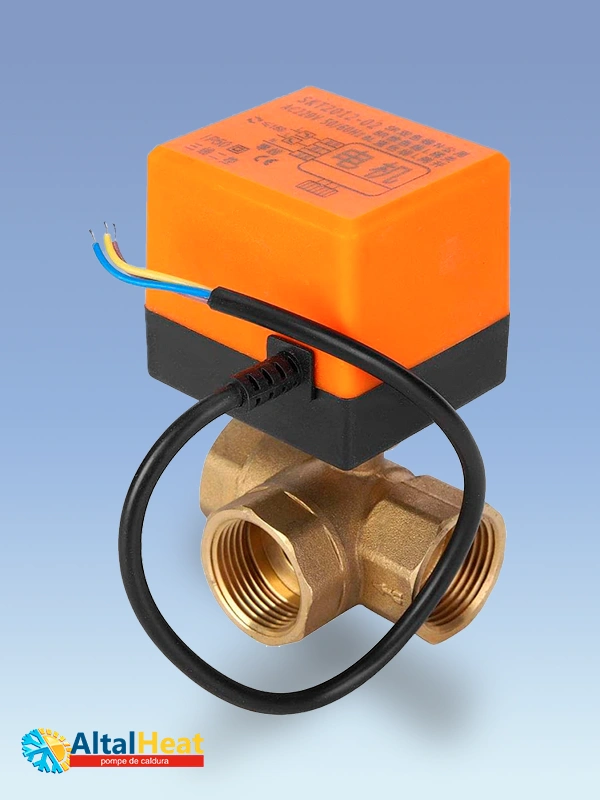 Supapă cu 3 căi DN25 cu servomotor HDQ ALTAL