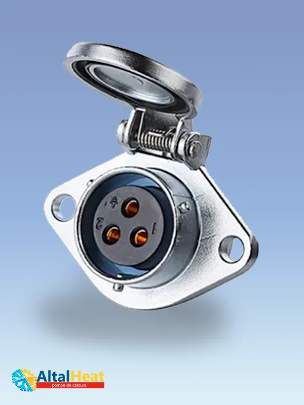 Conector YK-20-J03SX-01-001 – priză pe panou 3 pini IP67 20A