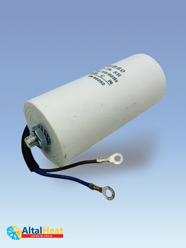 Condensator de pornire CBB60 50 μF 450 V Condensator de pornire CBB60 50 μF 450 V pentru pompe de caldura
