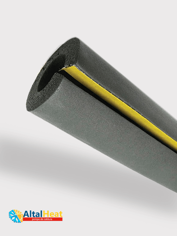Izolație adezivă pentru țevi 15x13 mm din cauciuc spumat