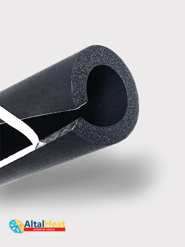 Izolație adezivă pentru țevi 22x13 mm din cauciuc spumat