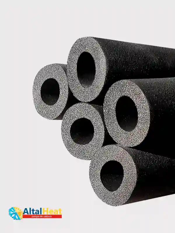 Izolație pentru țevi 28x13 mm din cauciuc spumat